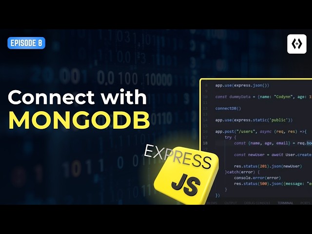 Express.js #8 – Connect Express.js with MongoDB | Database Integration