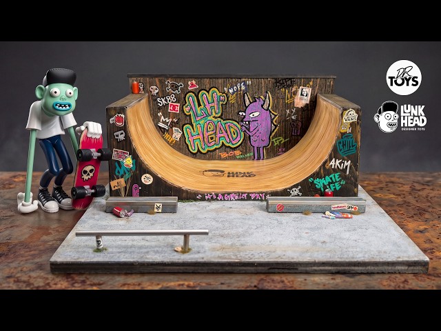 I Made a Miniature Skatepark For Lunkhead Bob