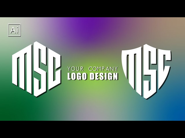Letter Logo Design Tips | Modern Letter Logo Design | Adobe illustrator tutorials | Graphics Actor