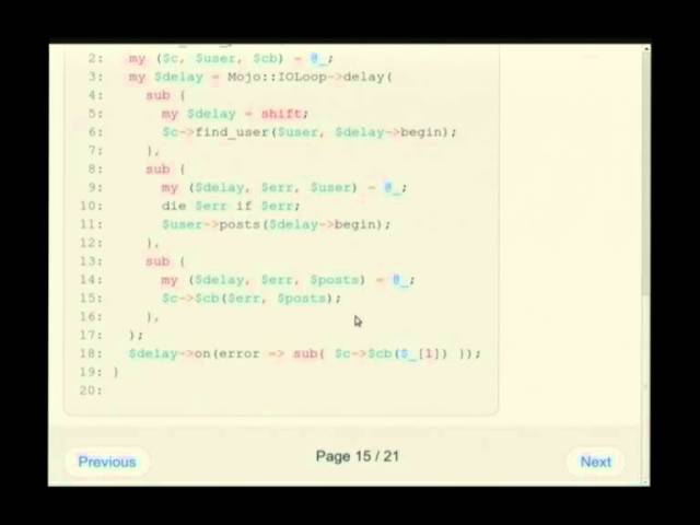 Mojoconf 2014 - Joel Berger - Code Reuse in a Non-Blocking Application