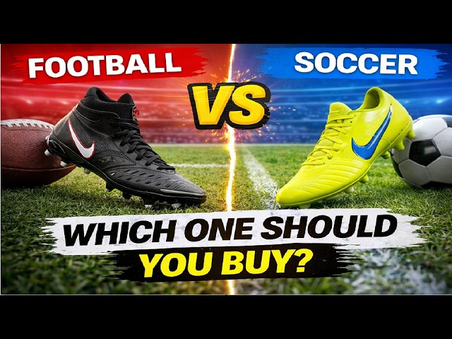 Football vs Soccer Cleats – Which One Should You Buy