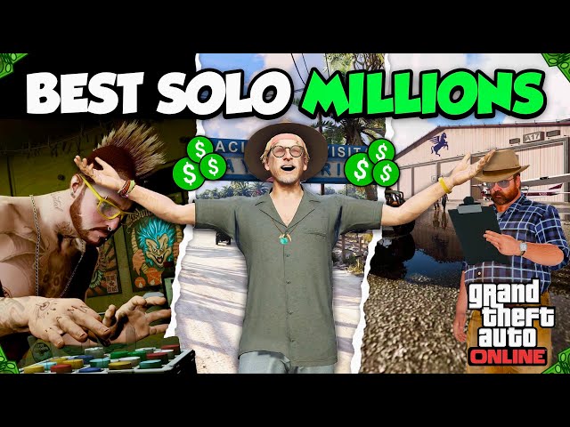 TOP 8 BEST SOLO Ways to Make MILLIONS NOW in GTA 5 Online!