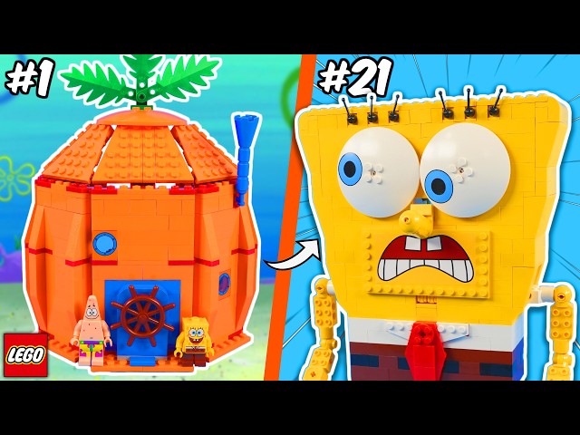 I Built EVERY LEGO SpongeBob Set EVER Made…