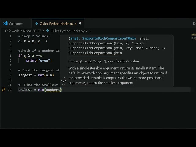 Quick Python Hacks