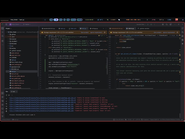 Late Night Programming and Learning (Python + QML)