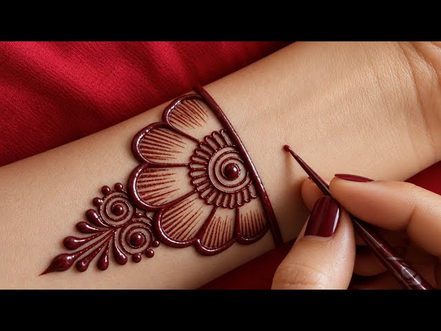 New stylish full hand mehndi design | easy front hand mehndi | simple mehandi ka design | mehndi 