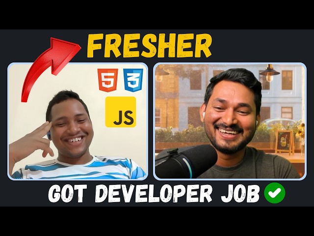 He Landed a Developer Job with Only HTML, CSS, and JavaScript in 2026