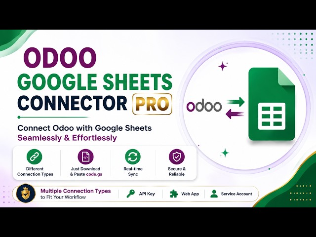 Odoo Google Sheets Connector Pro : Step-by-Step Configuration Guide | #odoo #appstore #google #sheet