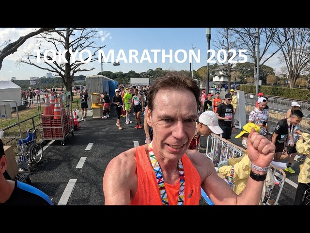 Tokyo Marathon 2025 with a GoPro – chasing PB – you are never too old for this!