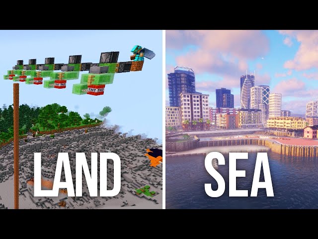 I made a Sea... | Minecraft Survival City #11