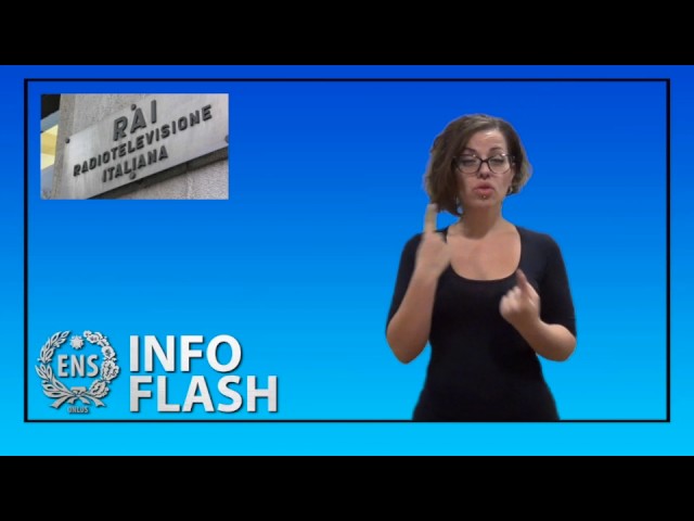 L'ENS ha indetto una mobilitazione Nazionale per l’accessibilità dei programmi R.A.I.