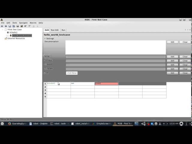 Robotframework video 2