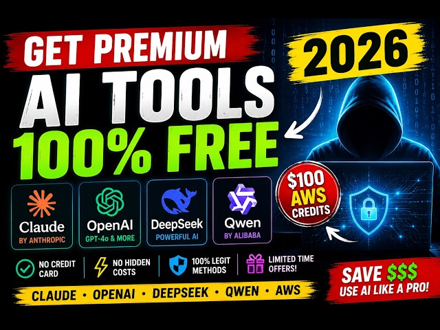 Stop Paying for AI in 2026! 🔥 Get Claude, OpenAI, DeepSeek & Qwen $100 AWS Credits