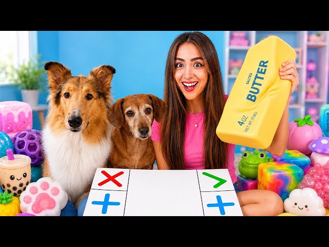 Squishy Trading Challenge with my PETS?!😱🐶