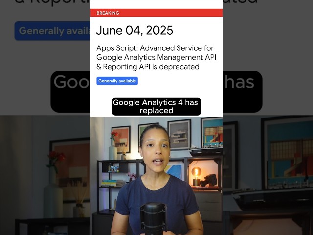 Apps Script Advanced Service for Google Analytics 4