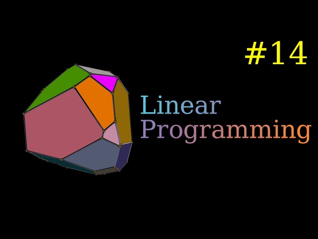 Linear Programming - Algorithms Part 14