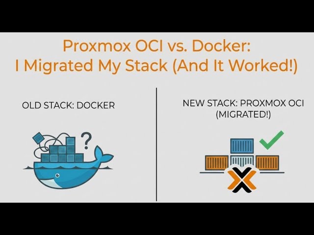 Proxmox OCI vs. Docker: I Migrated My Stack (And It Worked!)