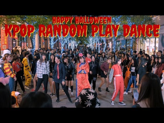 KPOP RANDOM PLAY DANCE at  Shin Kong Mitsukoshi Xinyi Plaza 🇹🇼 │ Happy Halloween