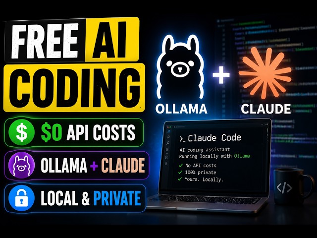 Ollama + Claude Code: The FREE AI Coding Setup Every Engineer Needs #claude #freeai #claudeai 