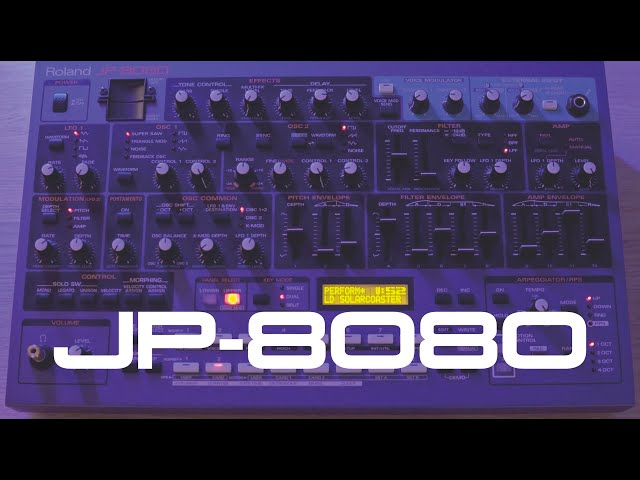 Roland JP8080 - Trance Classics patches for JP 80x0 and Arturia JUP-8000