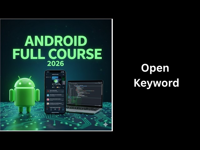 (374) Kotlin Open Keyword Explained | Inheritance & Overriding | Complete Android Course