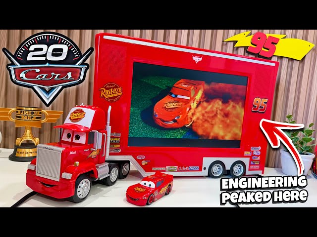 2009 Disney Cars Mack Truck 13 Inch Flat Screen TV Power Up & Review: The Coolest Character TV Ever?
