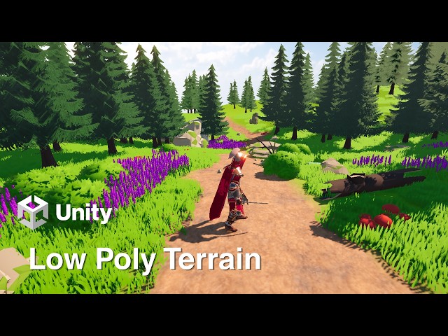 Create a Beautiful Low Poly Forest | Unity Terrain Tutorial URP