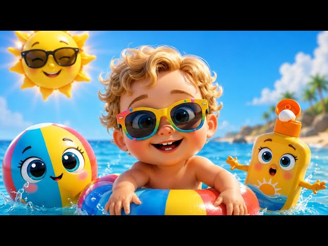 Learning Summer Holiday Objects ☀️🏖️ | Summer Vocabulary for Children