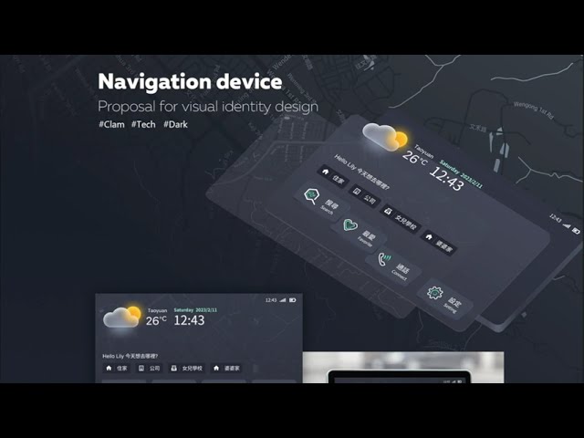Navigation Map UIUX Design