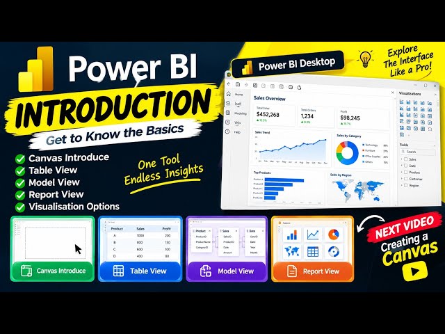Welcome to this Power BI Introduction for Beginners tutorial! 🚀