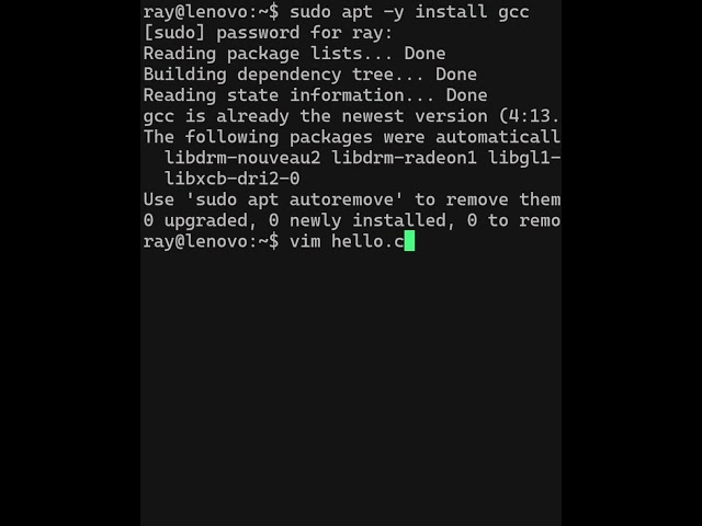 Quickly Compile Your 1st C Program