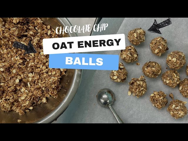 No Bake Choc Chip Oatmeal Energy Bites