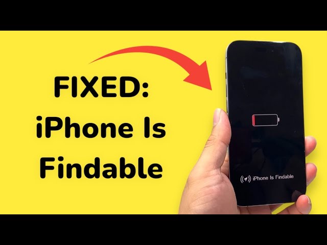 How To Fix iPhone is Findable And Won’t Turn On?