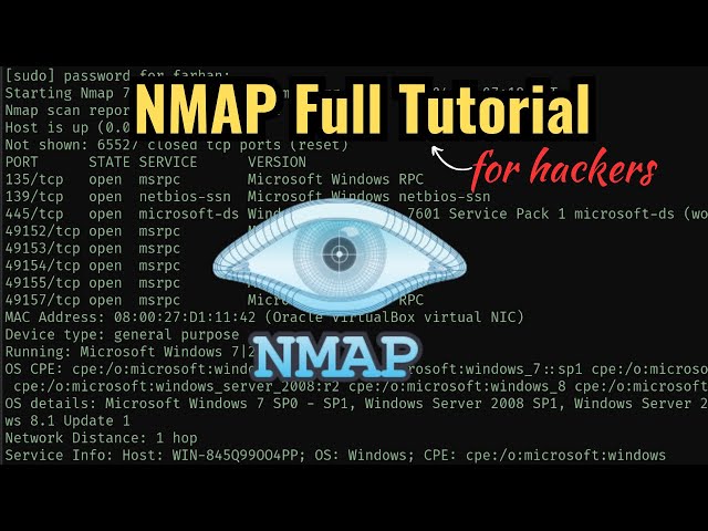 Nmap Tutorial for Beginners | Kali Linux