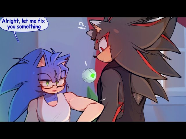 Shadow Was Forced To Try Them On (Sonic comic dub) 