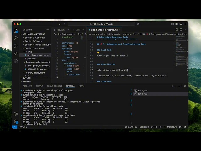 Kubernetes Pod Hands on