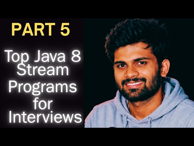 Java Streams Interview Programs Part 5 #javainterview #java8 #codewithdivakar