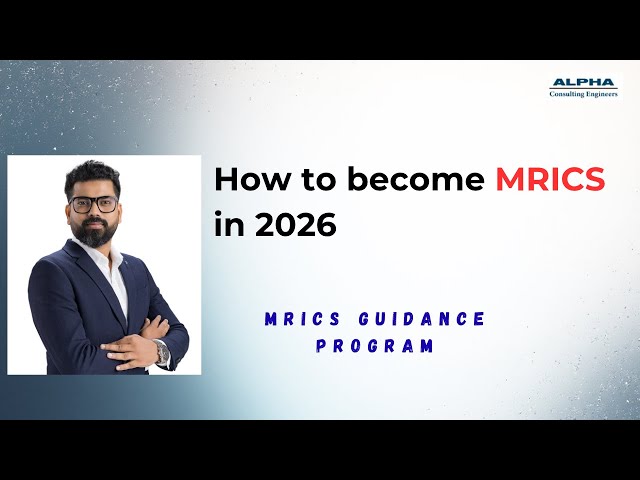 How to become MRICS in 2026