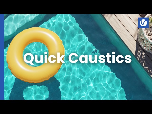How To Create Fast & Realistic Water Caustics In V-Ray