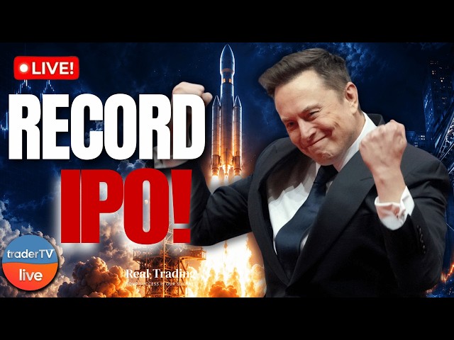 SpaceX Finally Trades! SPCX Opens at $150 and Mints a $2 Trillion Giant | Stock Market Live
