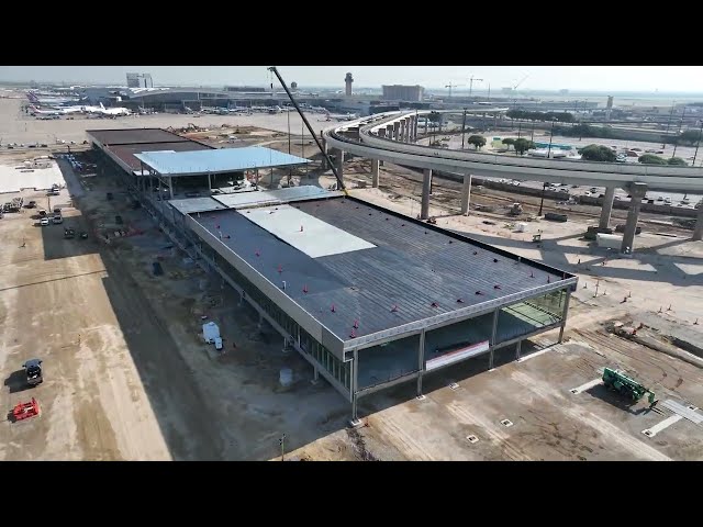 DFW Airport’s Sixth Terminal F Takes Shape with Module Move Milestone