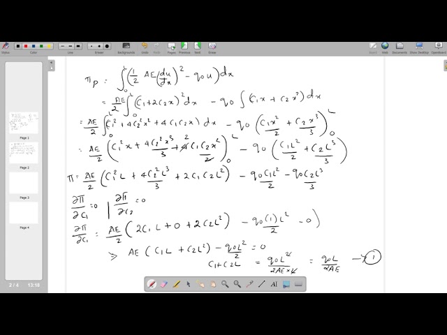 Rayleigh Ritz method