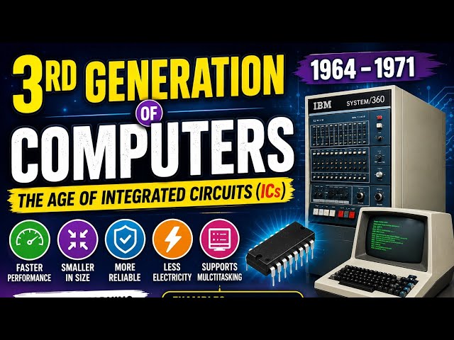 Third Generation of Computers | Easy Explanation