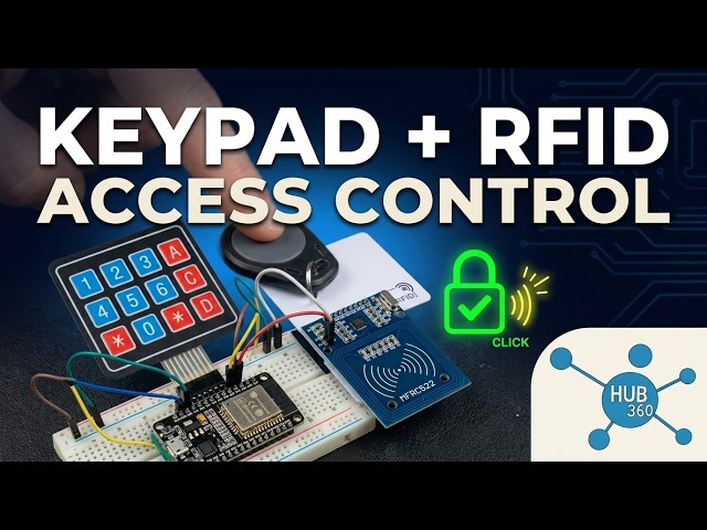 Keypad + RFID Smart Access Control | Arduino DIY Security System