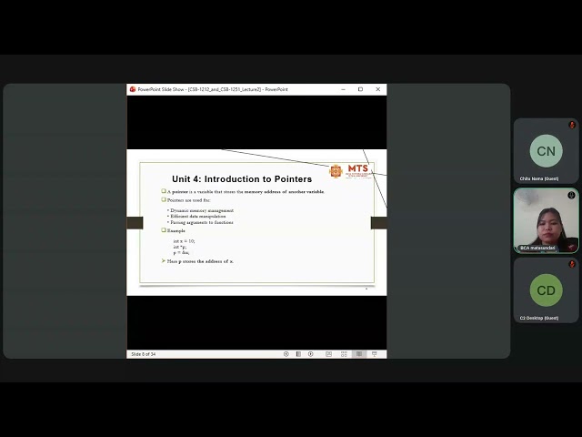 C++ and Data Structure (CSB 1212 & CSB 1251) (L-2)