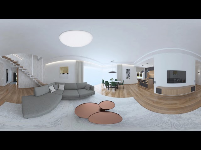 360 render SketchUP + V-Ray "Living Room