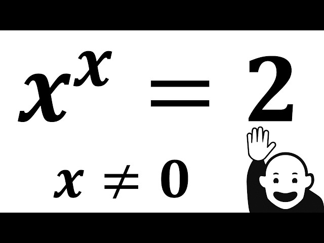 🙋Challenging Exponential Equation, Here Is The Trick To Solving It Without Sweating