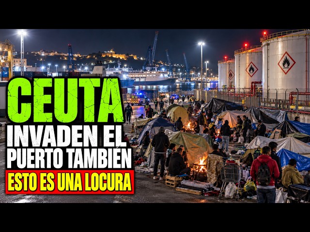 🚨 NOTICIAS CEUTA: INVADEN EL PUERTO TAMBIÉN | ESTO ES UNA LOCURA SIN FIN