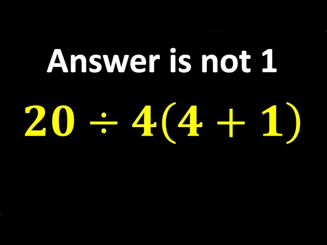 Can You Solve This? Most People Get the Order Wrong!