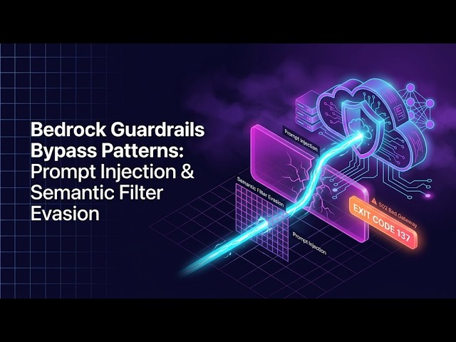 Bedrock Guardrails Bypass Patterns: Prompt Injection & Semantic Filter Evasion